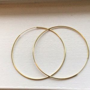 Gold Hoop Earrings